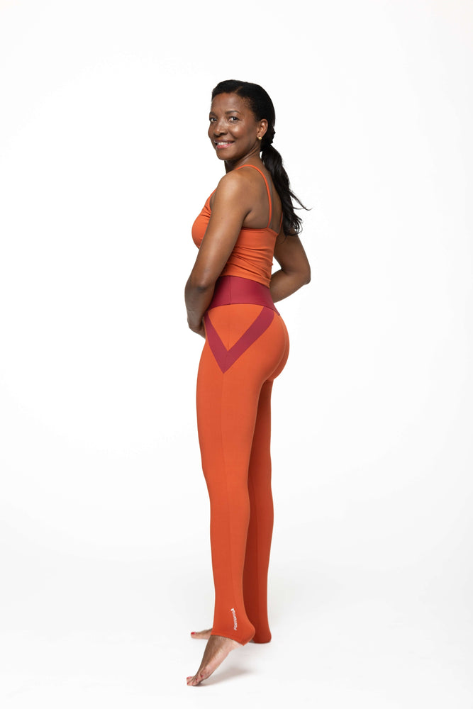 
                  
                    Ensemble Legging et cropped Supra Telha Orange profil
                  
                